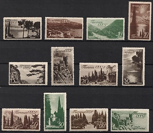 1938 Crimea and Caucasus, Soviet Union, USSR, Russia, Complete Set