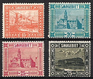 1923 Saar, Germany, Complete Set