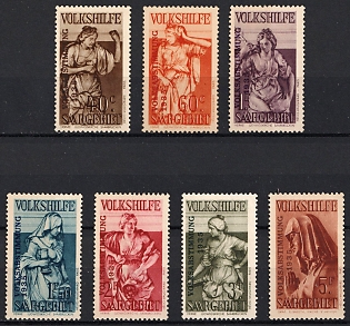 1934 Saar, Germany, Complete Set
