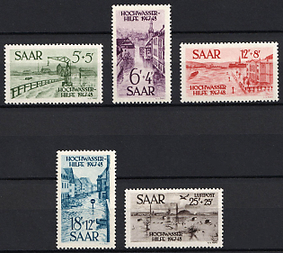 1948 Saar, Germany, Complete Set