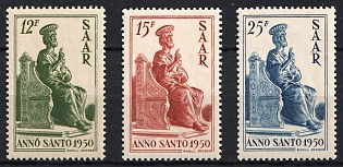 1950 Saar, Germany, Complete Set
