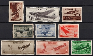 1945 2nd Anniversary of the Victory at Stalingrad, Soviet Union, USSR, Russia, Souvenir Sheet