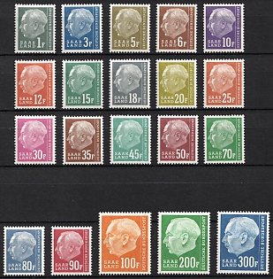 1957 Saar, Germany, Complete Set