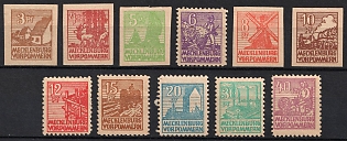 1945 Mecklenburg-Vorpommern, Soviet Russian Zone of Occupation, Germany, Complete Set