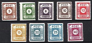 1945 Grossrohrsdorf, East Saxony, Soviet Russian Zone of Occupation, Complete Set