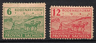 1945 Province of Saxony, Soviet Russian Zone of Occupation, Complete Set