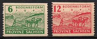 1945 Province of Saxony, Soviet Russian Zone of Occupation, Complete Set