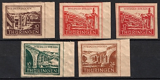 1946 Thuringia, Soviet Russian Zone of Occupation, Germany, Complete Set
