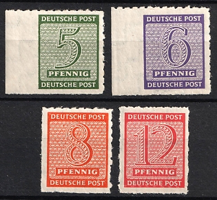 1945 Rosswein, West Saxony, Soviet Russian Zone of Occupation, Complete Set