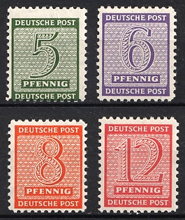 1945 West Saxony, Soviet Russian Zone of Occupation, Complete Set