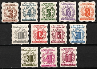 1946 West Saxony, Soviet Russian Zone of Occupation, Complete Set