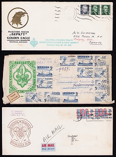 Ukraine, Plast Ukrainian Scouts, Small Collection of Covers