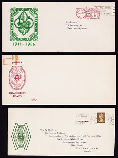 Ukraine, Plast Ukrainian Scouts, Small Collection of Covers