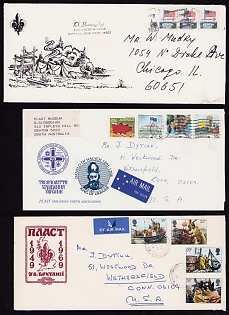 Ukraine, Plast Ukrainian Scouts, Small Collection of Covers