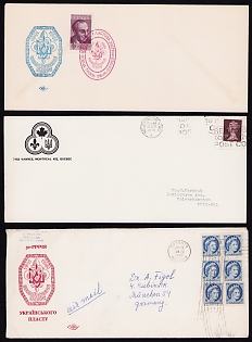 Ukraine, Plast Ukrainian Scouts, Small Collection of Covers