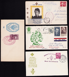 Ukraine, Plast Ukrainian Scouts, Small Collection of Covers