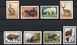 1957 Fauna of the USSR Soviet Union, USSR, Russia, Complete Set