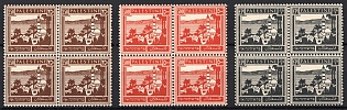 1932 Palestine, British Colonies, Blocks of Four