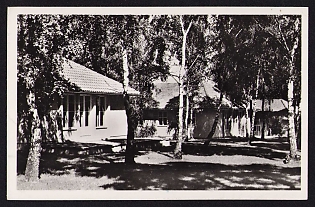 1936 'Olympic Village. Residential Buildings in the Birch Forest', Summer Olympics (XI Olympiad), Germany, Third Reich Nazi Propaganda Postcard