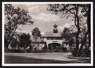 1936 'The Olympic Village, Built by the German Wehrmacht Near Doberitz, Berlin', Summer Olympics (XI Olympiad), Germany, Third Reich Nazi Propaganda Postcard