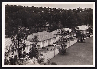 1936 'The Olympic Village, Built by the German Wehrmacht Near Doberitz, Berlin', Summer Olympics (XI Olympiad), Germany, Third Reich Nazi Propaganda Postcard