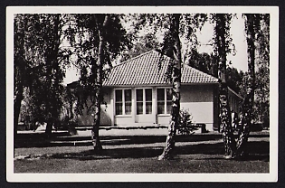 1936 'Olympic Village. Residential Building on the Upper Village Green', Summer Olympics (XI Olympiad), Germany, Third Reich Nazi Propaganda Postcard
