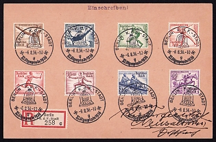 1936 'Olympic Games 1936', Summer Olympics (XI Olympiad), Germany, Third Reich Nazi Propaganda Postcard
