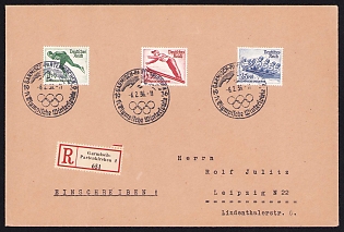 1936 'Olympic Games Berlin 1936', Summer Olympics (XI Olympiad), Germany, Third Reich Nazi Propaganda Postcard