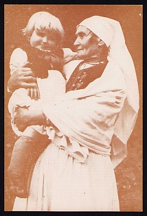 'Ukrainian Folk Costume: Grandmother from Lemkivshchyna', Ukrainian Diaspora Issue Postcard