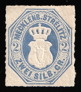1864 2sgr Mecklenburg-Strelitz, German States, Germany