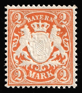 1903 2m Bavaria, German States, Germany
