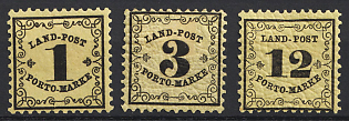 1862 Baden, German States, Germany, Postage Due