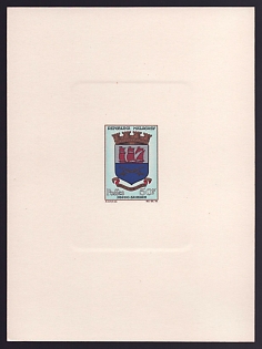 1963-65 50fr Malagasy 'Diégo-Suarez' Sunken Proof Sheetlet, Epreuve de Luxe, French Community Deluxe Presentation Miniature Sheet