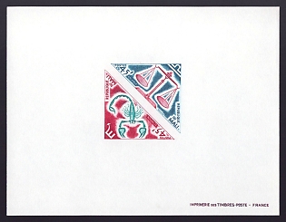 1972 45fr Mali 'Libra; Scorpio' Proof Sheetlet, Epreuve de Luxe, French Community Deluxe Presentation Miniature Sheet