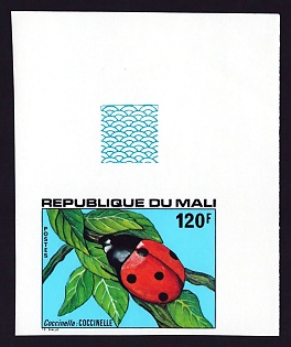 1978 120fr Mali 'Ladybird' Trial Color Proof Imperforate