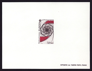 1983 1.80fr France 'Europa 1983' Proof Sheetlet, Epreuve de Luxe, Deluxe Presentation Miniature Sheet
