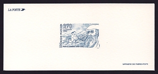 1995 3.70fr France 'Francis Jammes (1868-1938), Poet' Trial Color Proof Miniature Sheetlet, Epreuve de Luxe, Deluxe Presentation Miniature Sheet