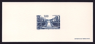 1997 3fr France 'Sceaux Estate, Hauts-de-Seine' Trial Color Proof Miniature Sheetlet, Epreuve de Luxe, Deluxe Presentation Miniature Sheet
