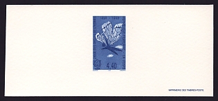 1998 4.40fr France 'League of Human Rights, Cent' Trial Color Proof Miniature Sheetlet, Epreuve de Luxe, Deluxe Presentation Miniature Sheet
