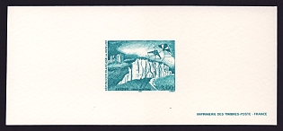 1999 3fr France 'Dieppe' Trial Color Proof Miniature Sheetlet, Epreuve de Luxe, Deluxe Presentation Miniature Sheet