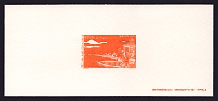 1999 3fr France 'Saint Pierre, Martinique' Trial Color Proof Miniature Sheetlet, Epreuve de Luxe, Deluxe Presentation Miniature Sheet