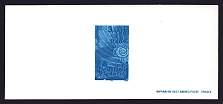 2000 3fr France 'Happy Vacation' Trial Color Proof Miniature Sheetlet, Epreuve de Luxe, Deluxe Presentation Miniature Sheet