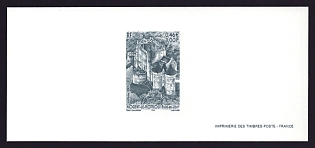 2001 3fr France 'Nogent-le-Rotrou' Trial Color Proof Miniature Sheetlet, Epreuve de Luxe, Deluxe Presentation Miniature Sheet