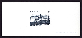 2002 46c France 'La Charite-sur-Loire' Trial Color Proof Miniature Sheetlet, Epreuve de Luxe, Deluxe Presentation Miniature Sheet