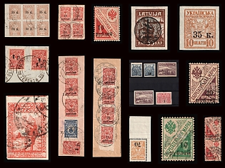 Civil War, Russia, Small Group of Reference Material and Forgeries