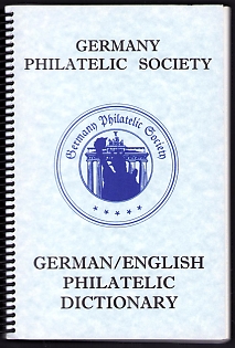 Dictionary 'German-English Philatelic Dictionary', Germany Philatelic Society