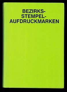 Catalog-Handbook 'District Cancellation Overprint Stamps'