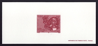 2002 46c France 'Louis Delgres (1766-1802), Soldier' Trial Color Proof Miniature Sheetlet, Epreuve de Luxe, Deluxe Presentation Miniature Sheet