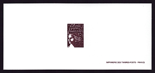 2002 41c France 'Marianne' Trial Color Proof Miniature Sheetlet, Epreuve de Luxe, Deluxe Presentation Miniature Sheet
