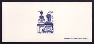2003 50c France 'Pontarlier' Trial Color Proof Miniature Sheetlet, Epreuve de Luxe, Deluxe Presentation Miniature Sheet